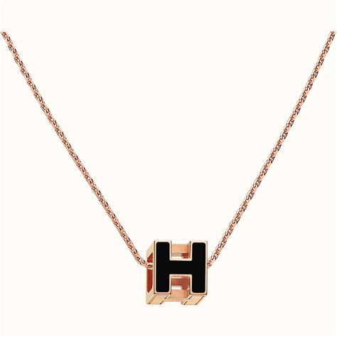 hermes cage d h pendant|Hermès Cage d'H pendant necklace .